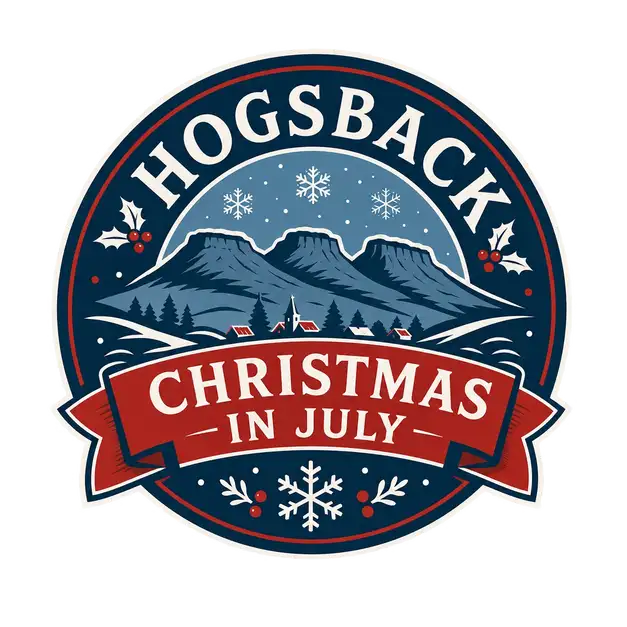 Christmas in July 2026 Hogsback logo