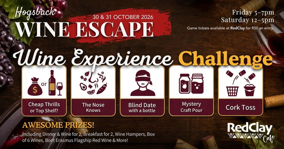 Wine Experience Challenge at RedClay during Hogsback Wine Escape