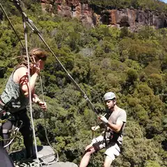 An abseiling experience beside a Hogsback waterfall