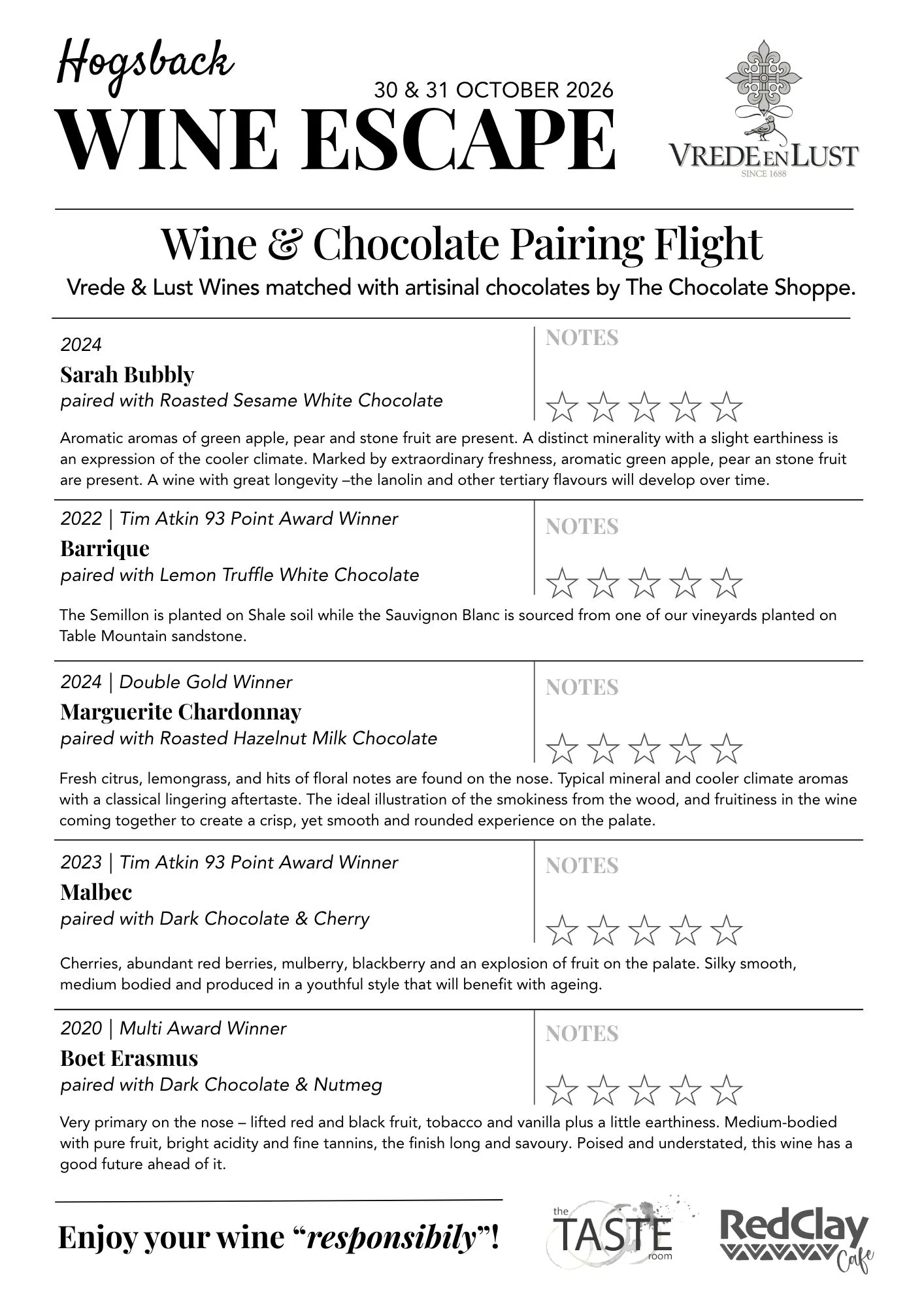 Wine & Chocolate Pairing poster 1