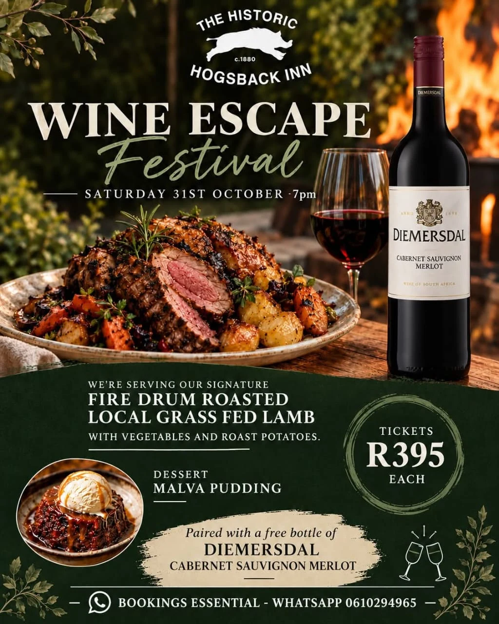 Hogsback Wine Festival 2026 poster 2