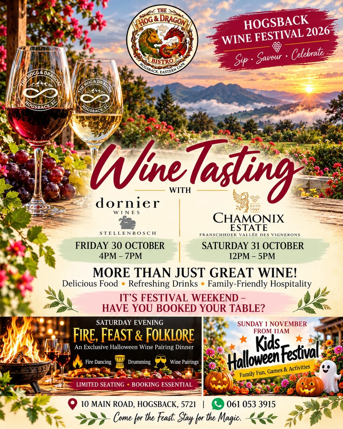 Hogsback Wine Festival 2026 poster 8